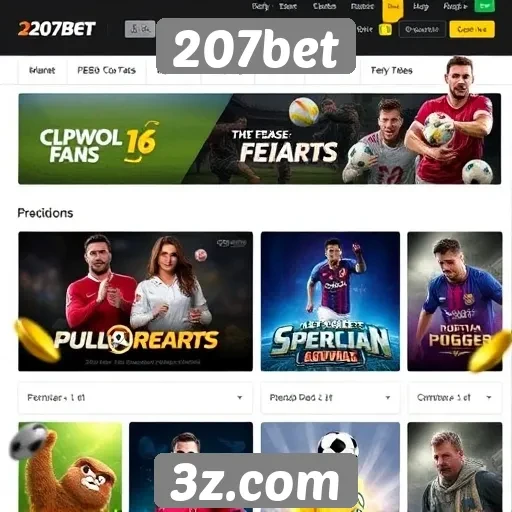 Análise da oferta de jogos do site 207bet