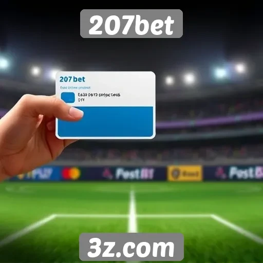 Métodos de pagamento aceitos na 207bet
