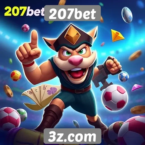 Variedade de jogos disponíveis na 207bet